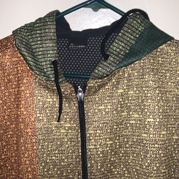 Fifty 24SF Upper Playground NYSE Stock Market jacket l SZ XXL AOP Vintage Art - Picture 3 of 10